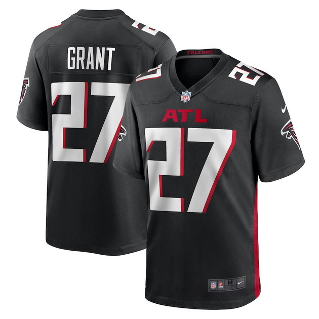 mens nike richie grant black atlanta falcons game jersey